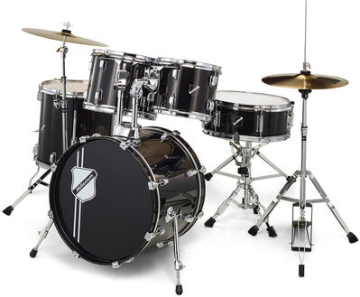 Millenium Focus 18 Drum Set Black Schwarz