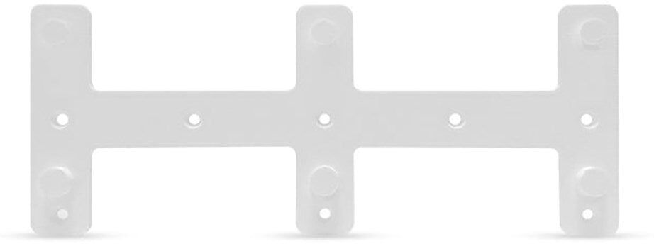 Light Solutions - Usynligt Vægbeslag til 3x Philips Hue Bridge 2.1 - Hvid