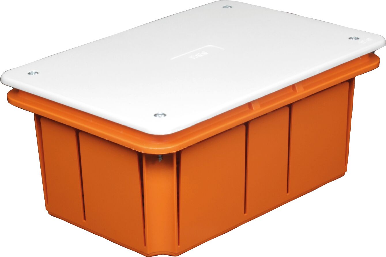 Faeg Cassetta Di Derivazione Da Incasso Muro 153x98x70 Con Coperchio E Viti Ip40  Fg10211