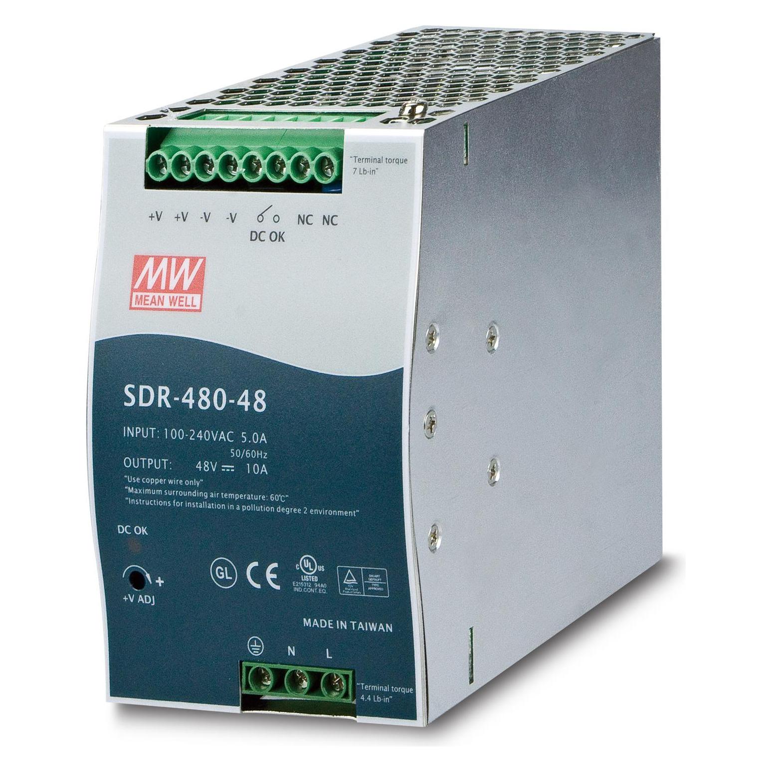 Planet 48V, 480W Din-Rail Power (NDR-480-48) (PWR-480-48)