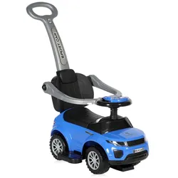 Lorelli Rutscher 3 in 1 Kinderauto Off Road Schiebegriff Musik Rückenlehne blau