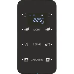 Berker Touchsensor 3-fach Glas schwarz 75643165