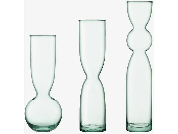 LSA International Vase Canopy transparent Glas D 10 H 35 cm