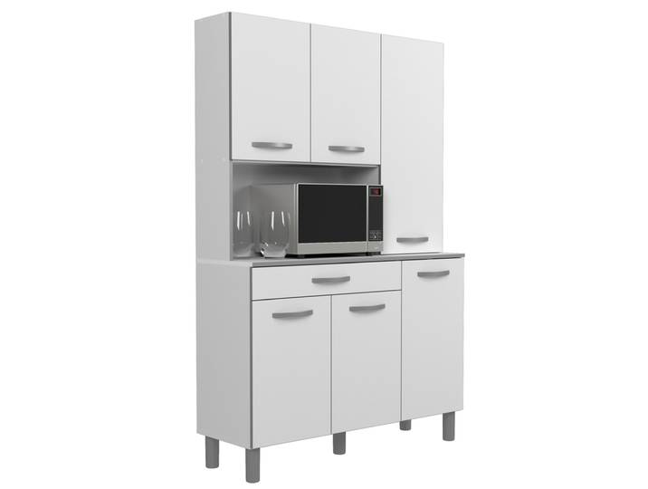 Buffet Schrank SEASON 120 x 185 x 40 cm weiß