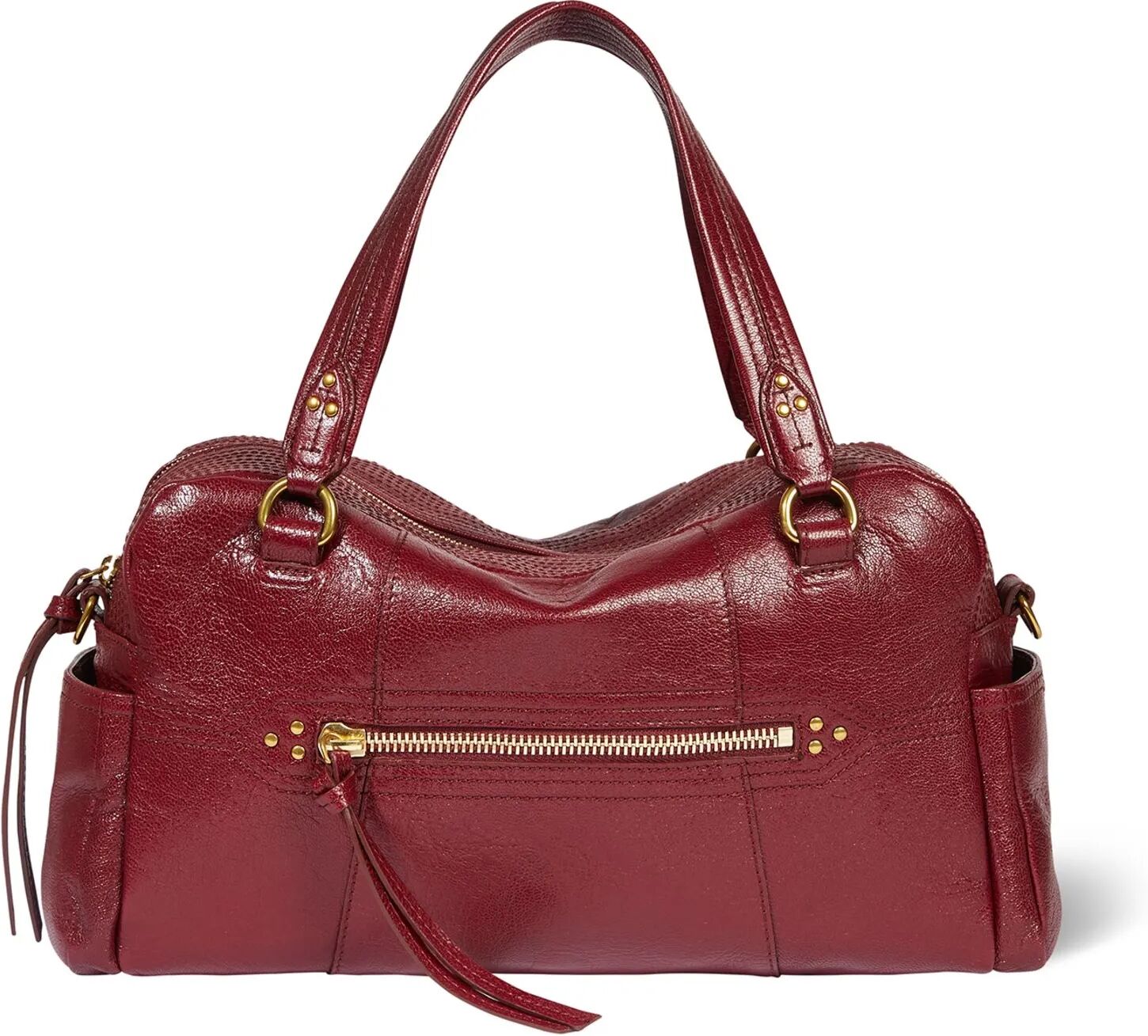 Jérôme Dreyfuss Sac Lucky Bowling Chèvre Bordeaux taille unique