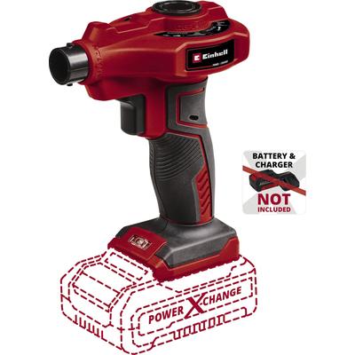 Akku-Luftpumpe EINHELL "CE-AP 18 Li-Solo", rot (rot, schwarz), B:9cm H:18,2cm L:14,6cm, Pumpen, zum Aufpumpen von Schlauchbooten etc., ohne Akku, ohne Ladegerät