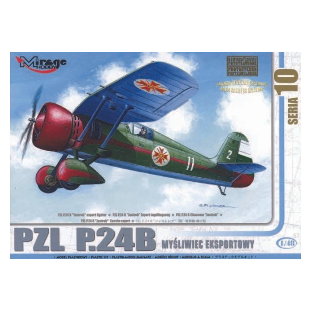Mirage Hobby PZL P-24 B Jastreb Exportversion mit Resin- und Fotoätzteilen (48104)