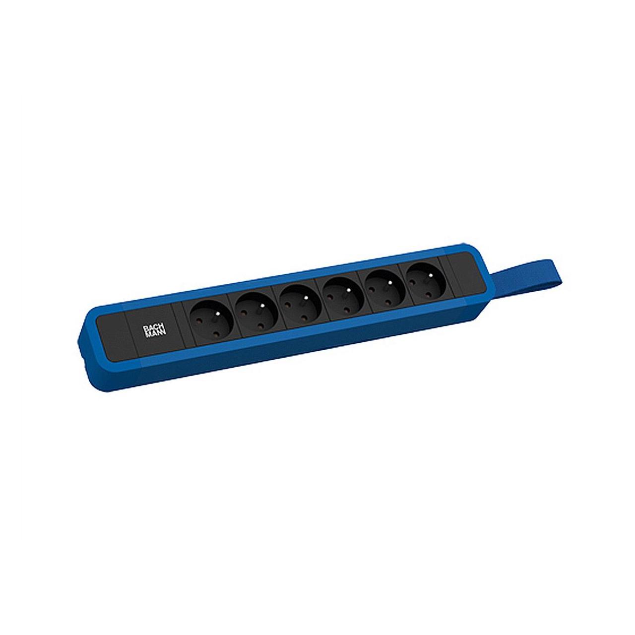 Bachmann BACH Steckdosenleiste (6x, CEE 7/3, CEE 7/5, 2 m) (350.339)