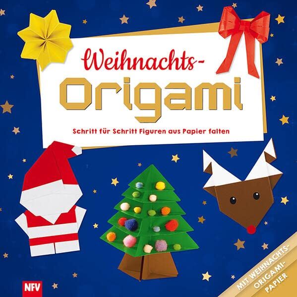 Weihnachts-Origami: Schritt für Schritt Figuren aus Papier falten - mit Weihnachts-Origami-Papier - Preis vom 11.10.2026 15:43:13 h