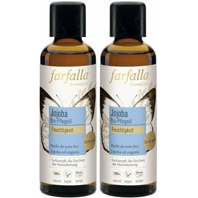 Farfalla Bio-Pflegeöl Jojoba 75 ml x2 2x75 Hautöl