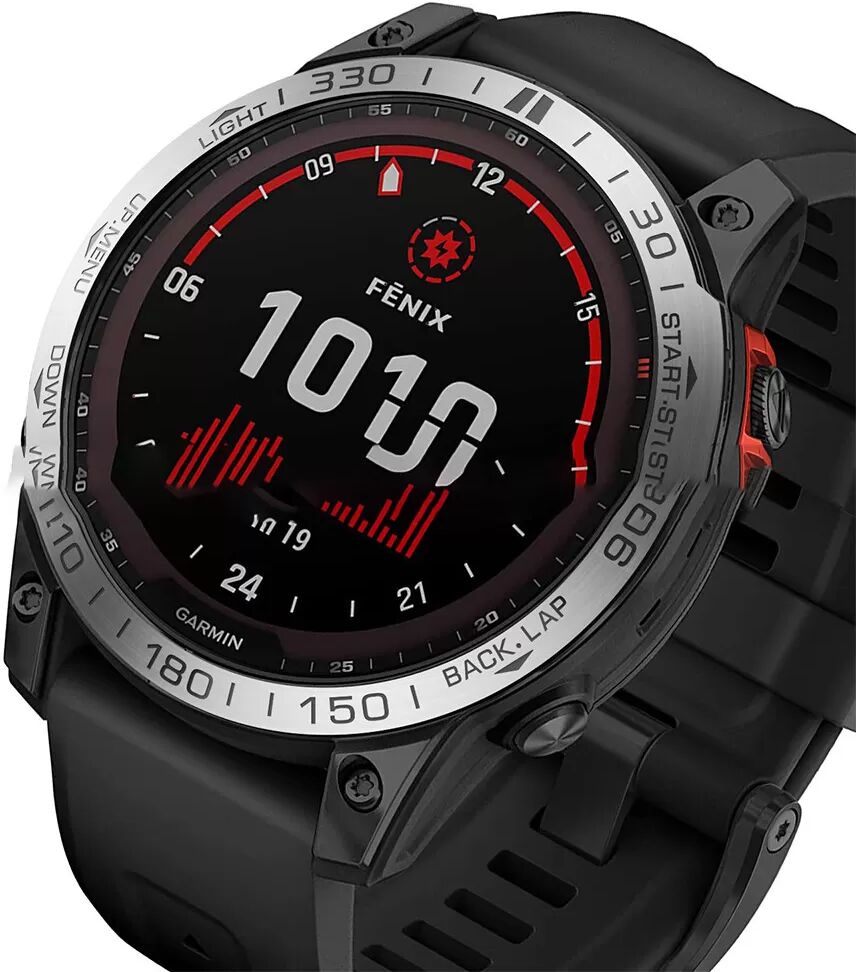 INF Lunette élégante compatible avec Garmin Fenix ​​7X Argent