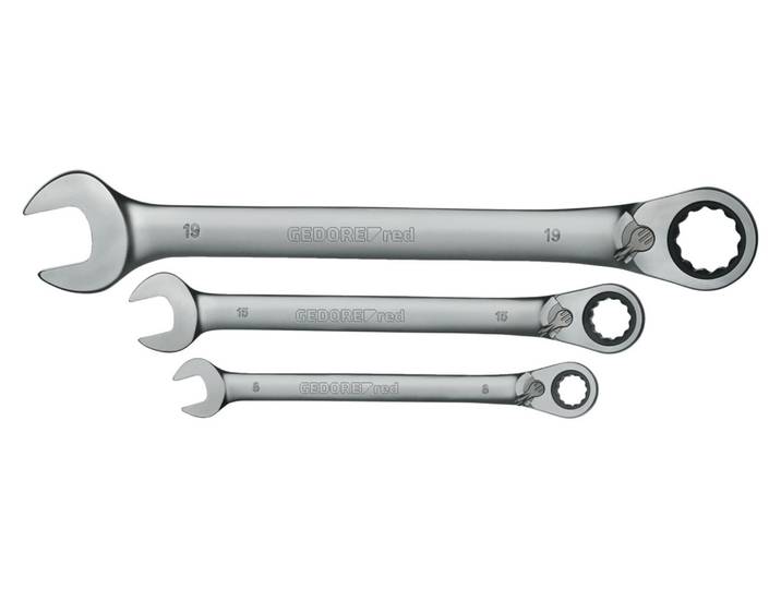 GEDORE red R07205012 Jeu de clés mixtes à cliquet SW8-19 mm 12 pièces\, 3300873