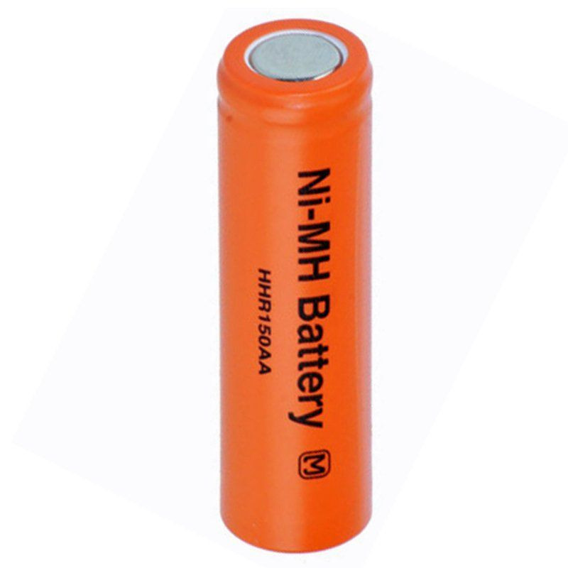 Panasonic HHR-150AAF9 Ni-MH AA batterij 1.2V 1500mAh flattop