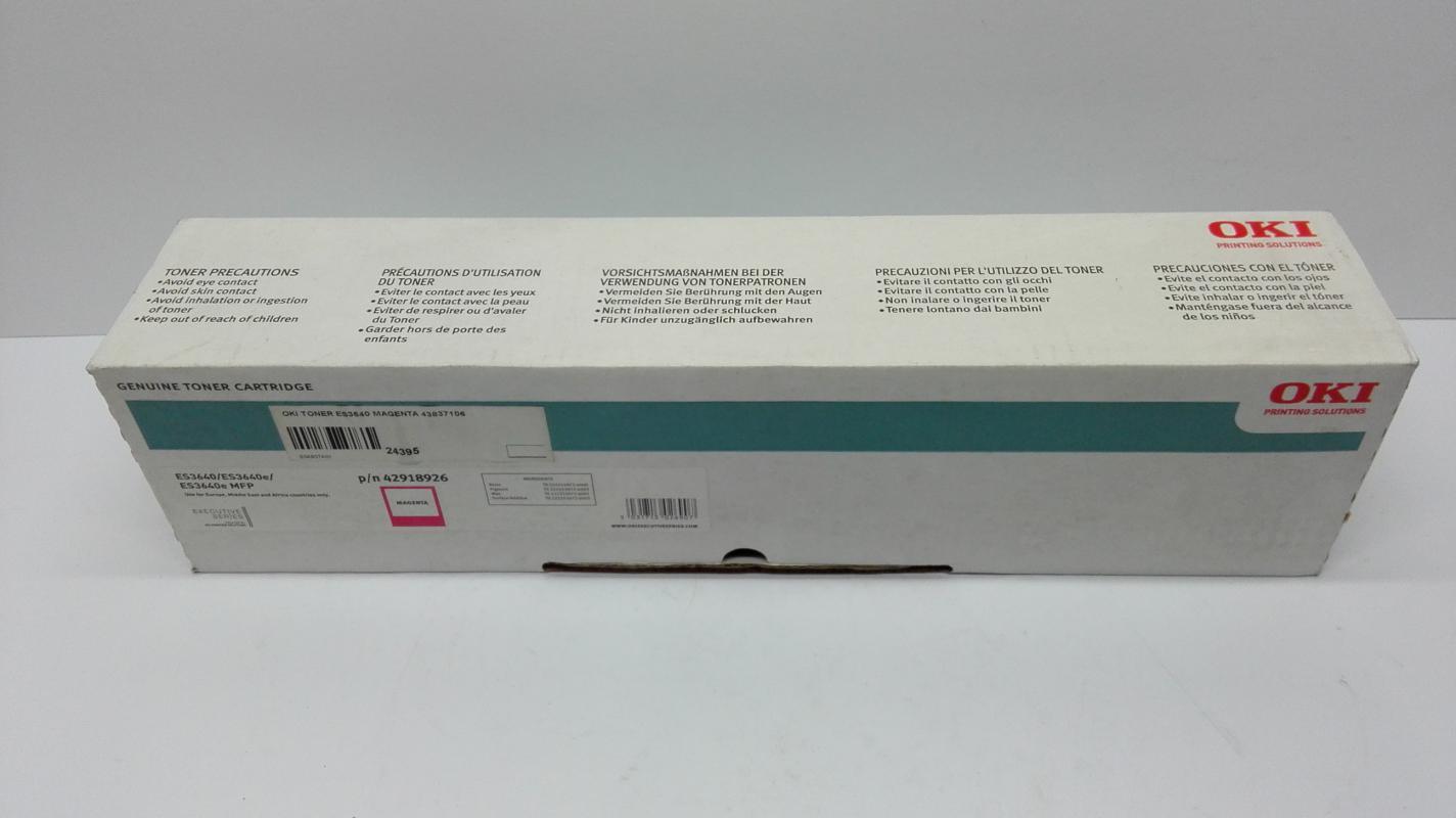 OKI Toner ES3640 Magenta, 15000 Seiten, Magenta