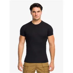 Helikon Tex, Herren, Sportshirt, Trainingshirt Herren Helikon-Tex Quickly Dry T-Shirt - black (M), Schwarz
