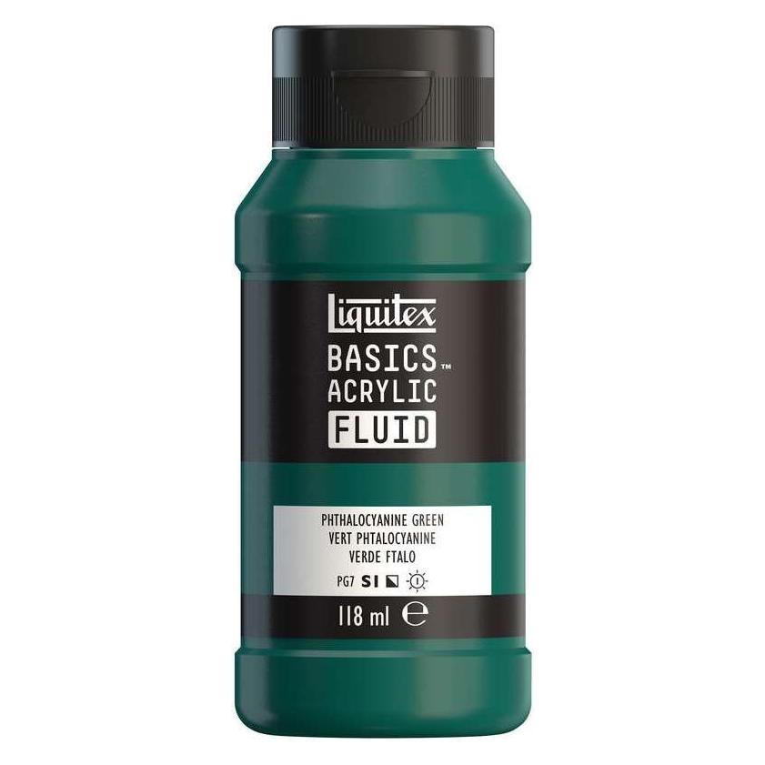 Winsor & Newton Basics fluid 118ml phthaloyanine green row 317 (118 ml) (8870404)
