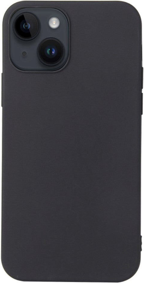 INCOVER iPhone 14 Fleksibelt Bagside Cover - Sort