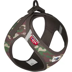 Curli Geschirr Vest Air-Mesh 3XS, Camo (3XS, Hund, Allgemein), Halsband + Leine