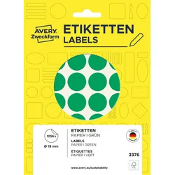 AVZ 3376 - Markierungspunkte, permanent, Ø 18 mm, 1056 Stück, grün
