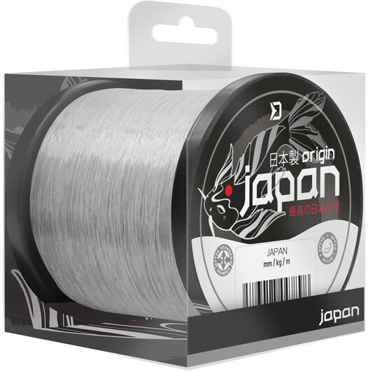 Monofil Delphin JAPAN Origin / Ultra transparent 0,369mm 9,96kg 600m Silver, Gray 0,369mm 9,96kg 600m