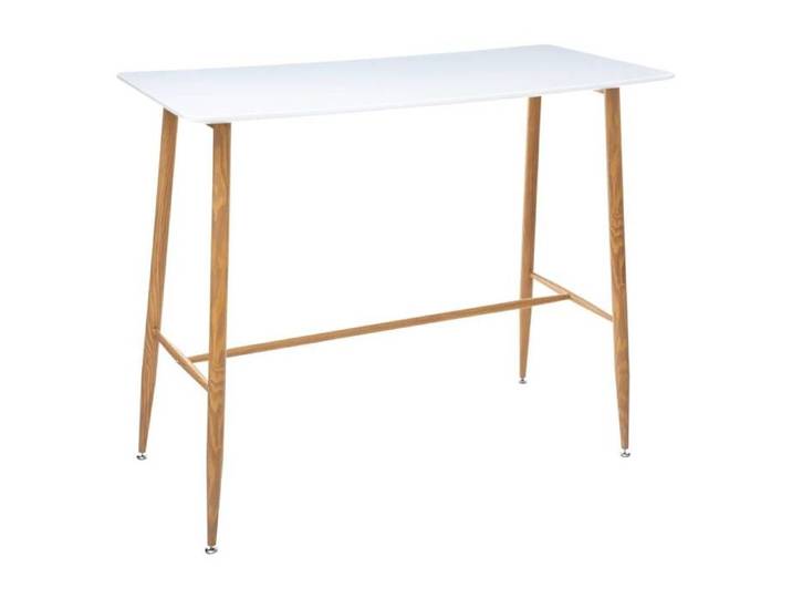 Table à manger bar  Roka  blanc L120cm - Atmosphera Créateur d'intérieur