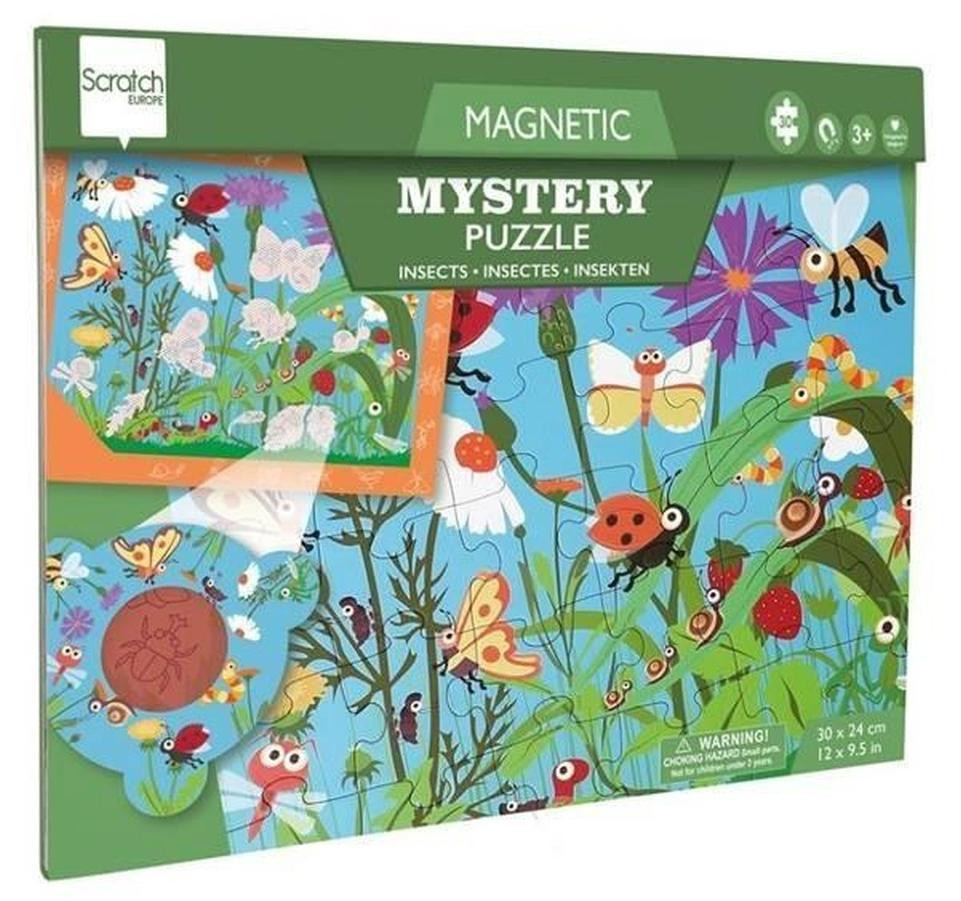 SCRATCH 2-in-1 Magnetisch Puzzelspel Mysterie Insecten