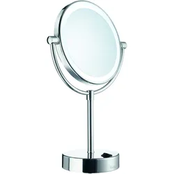 Smedbo OUTLINE - Kosmetikspiegel mit LED-Beleuchtung Dual Light in Chrom poliert...