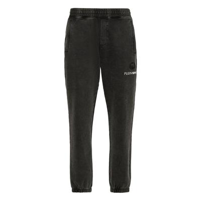 Jogginghose PLEIN SPORT "Jogginghose", Herren, Gr. XL, US-Größen, schwarz (02, schwarz), Obermaterial: 100% Baumwolle, Hosen Jogginghose