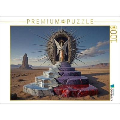 CALVENDO Puzzle Die Göttliche Komödie - Purgatorio 9. Gesang: Die drei Stufen der Reue | 1000 Teile Lege-Größe 64x48cm Foto-Puzzle für glückliche