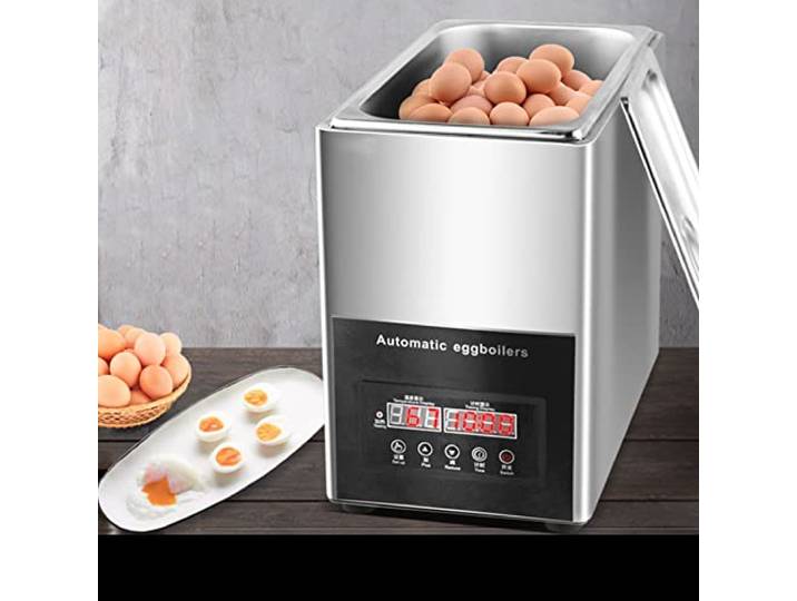 Automatischer Kommerzieller Eierkocher Mit 800 W, Heißer Quellen, Müheloses Kochen Von 50 Eiern – Große Kapazität, Intelligenter Eierkocher