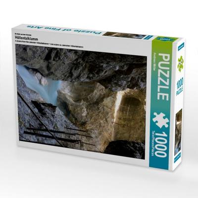 CALVENDO Puzzle Ein Motiv aus dem Kalender Höllentalklamm | 1000 Teile Lege-Größe 64x48cm Foto-Puzzle für glückliche Stunden