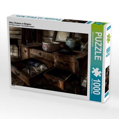 CALVENDO Puzzle Altes Chateau in Belgien | 1000 Teile Lege-Größe 64x48cm Foto-Puzzle für glückliche Stunden