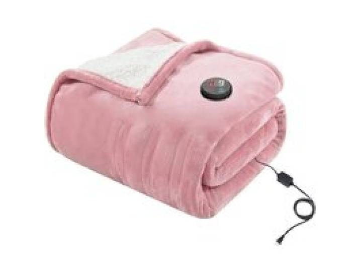 Couverture Chauffante 130 × 180 Cm Plaid Chauffant Une Touche Rose