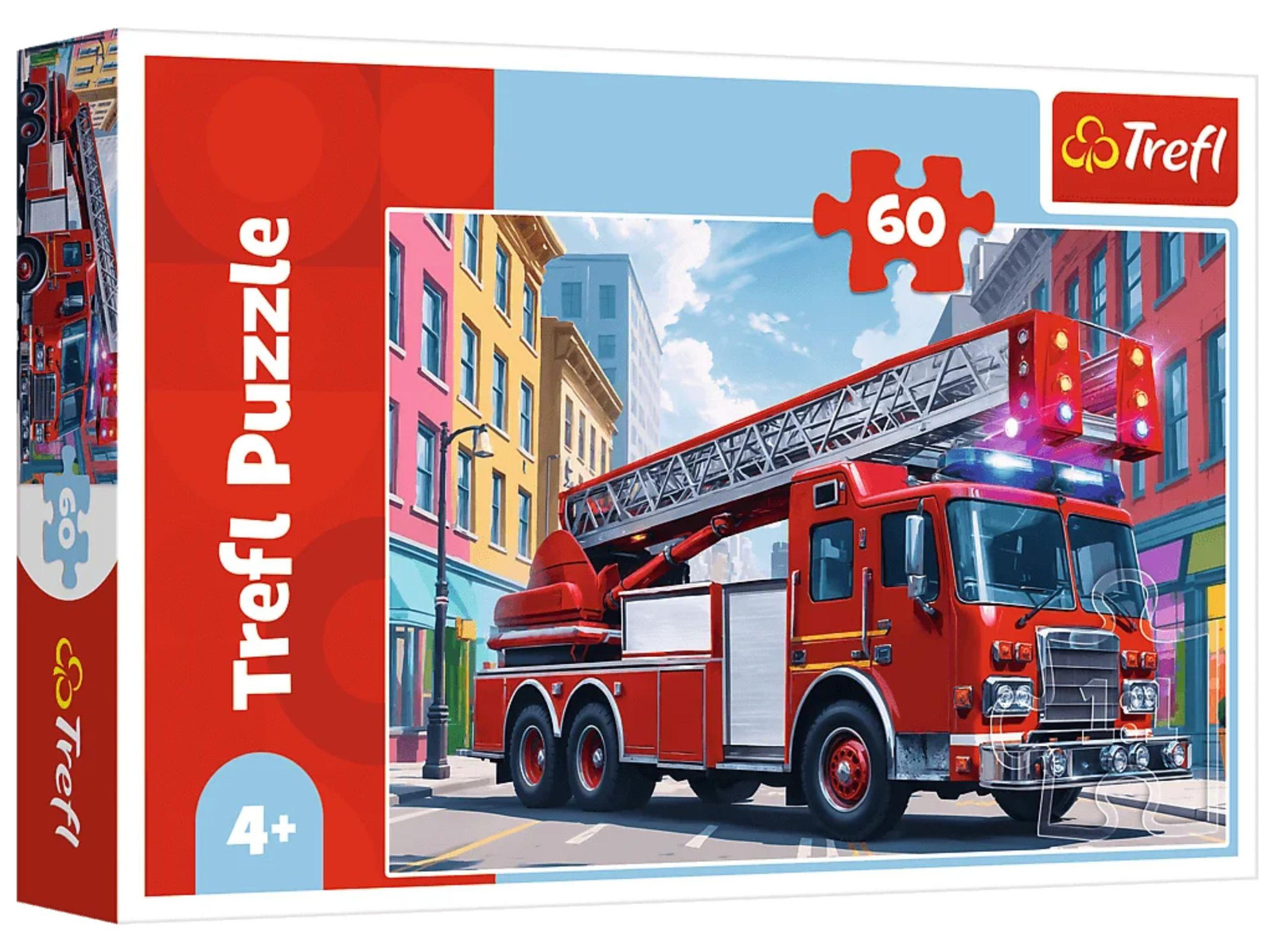 Trefl Puzzel 60 Brandweerwagen 17405
