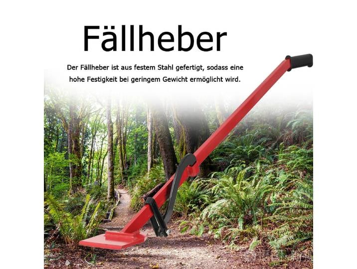 Lame de débardage robuste de 130 cm, ciseau à bois forgé coulissant pour l'abattage d'arbres
