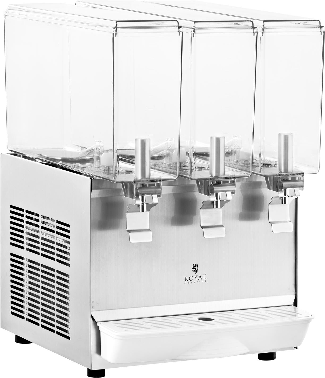 Saftspender - 3 x 10 L - Royal Catering - Kühlsystem RC-JDD03