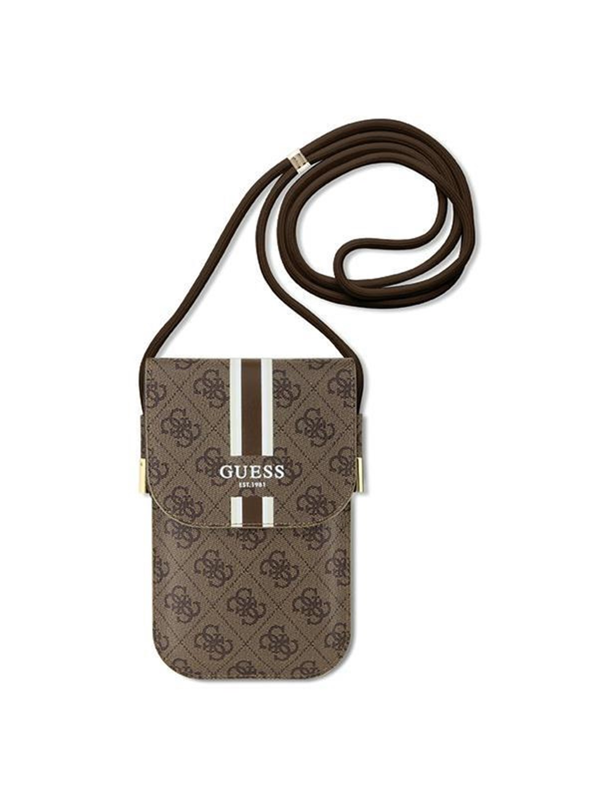 GUESS GUOWBP4RPSW handbag - brown 4G Stripes