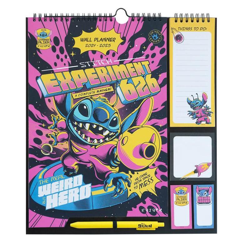 Disney Stitch - Wandkalender/Planer 2024/2025 (STITCH)