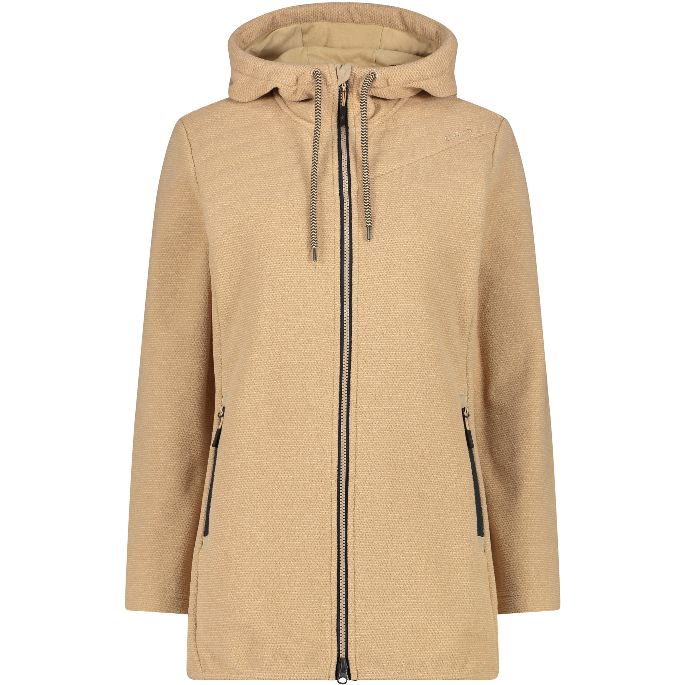 CMP Damen Isolationsjacke beige Größe XXS Trekking Isolierend