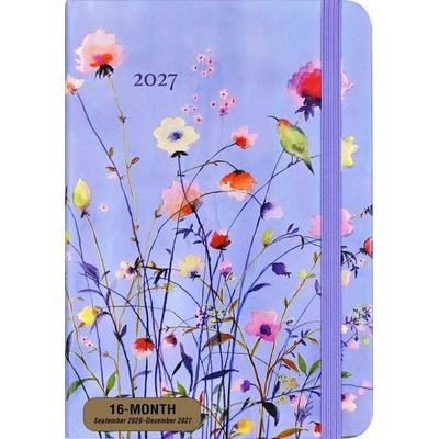 2027 Lavender Wildflowers Weekly Planner (16 Months, Sept 2026 to Dec 2027)