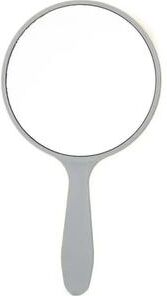 Uplift Picks Cute Round Handheld Makeup Mirror Anti Fall Portable Beauty Hand Mirror blue (l)