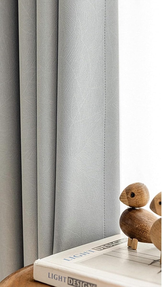 Verduisteringsgordijnen 2 stuks - Beige grijs - Blokkeert 90% zonlicht - 200 x 270 cm