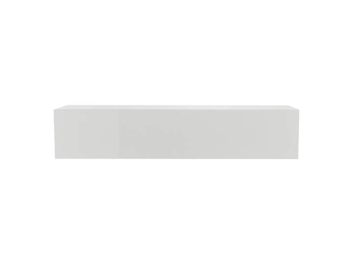 Élément mural TV horizontal blanc laqué brillant L137.5 cm ETERNEL