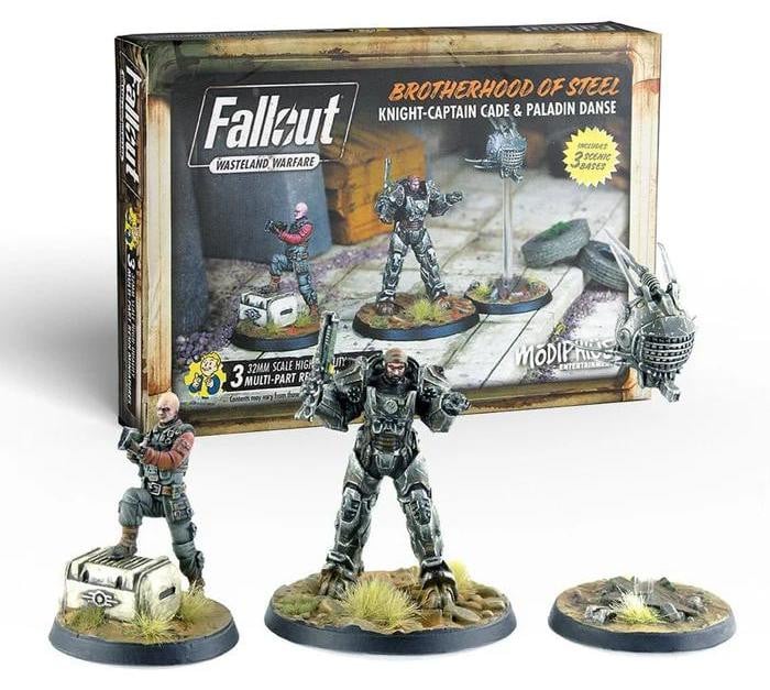 Modiphius Fallout Wasteland Warfare Brotherhood of Steel Knight Captain Cade en Paladin Danse