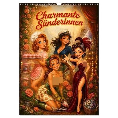 Charmante Sünderinnen (Wandkalender 2027 DIN A3 hoch), CALVENDO Monatskalender