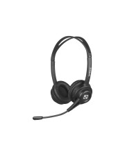 SANDBERG Headset ohrumschließend Bluetooth kabellos kabelgebunden USB-C (126-43)