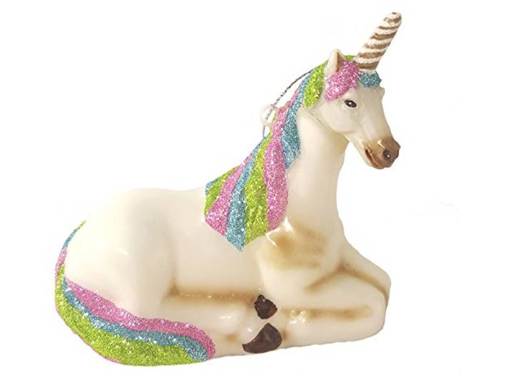 Einhorn liegend 9cm