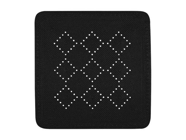 Spirella Duschmatte PVC ALASKA 55x55cm Schwarz