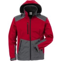 Winter Softshelljacke "4060 CFJ" Fusion Skarup - M - rot/grau