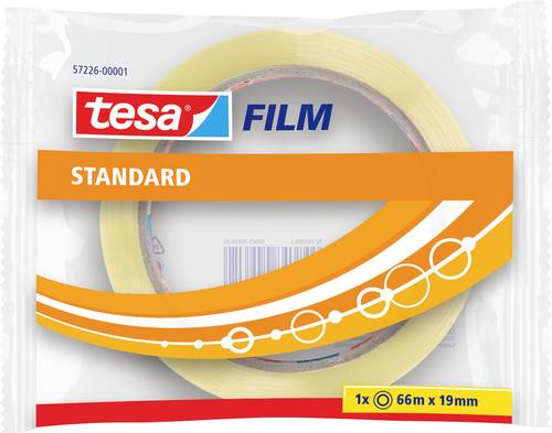 Tesa 57226-00001-02 Klebeband tesafilm Transparent (L x B) 66m x 19mm 1St.